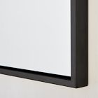 Metal Framed Long Rectangle Wall Mirror