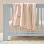 Daisy Knit Sherpa Baby Blanket