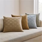 Taped Basketweave Pillow Cover