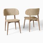 Hyde Outdoor Side Dining Chair, Wood, Reef, Set Of 2