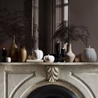 Pierced Porcelain Pumpkins &amp; Gourds