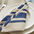 Quincy Block Print Stripe Napkin Sets