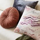 Painted Velvet Pillow Cover &amp; Throw Set
