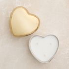 Heather Heart Filled Candle - Amber Jasmine