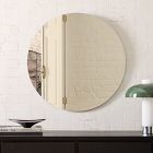 Tinted Frameless Wall Mirror