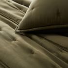 Silky TENCEL™ Crescent Stitch Quilt & Shams