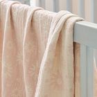 Reversible Gauze Daisy Baby Blanket