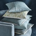 Two Tone Chunky Linen Pillow Cover