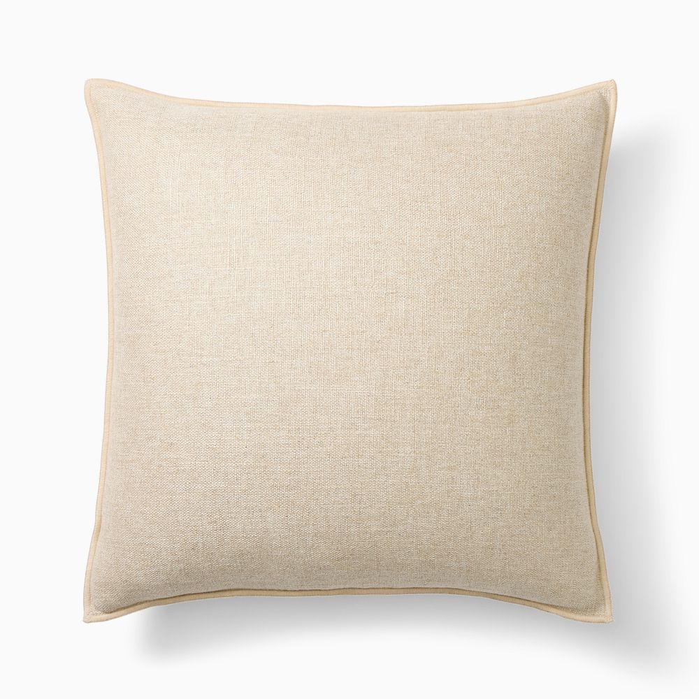Classic Linen Pillow Cover - 20"x20", Natural Flax