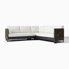 Porto Aluminum Outdoor 3-Piece L-Shaped Sectional (99")