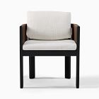 Porto Aluminum Outdoor Dining Arm Chair (Set of 2)