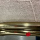 Open Box: Tubular Metal Wall Mirror, 30"W x 45"H - Antique Brass