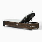 Porto Aluminum Outdoor Chaise Lounge &amp; Side Table