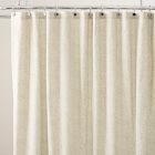 Dotted Floral Shower Curtain