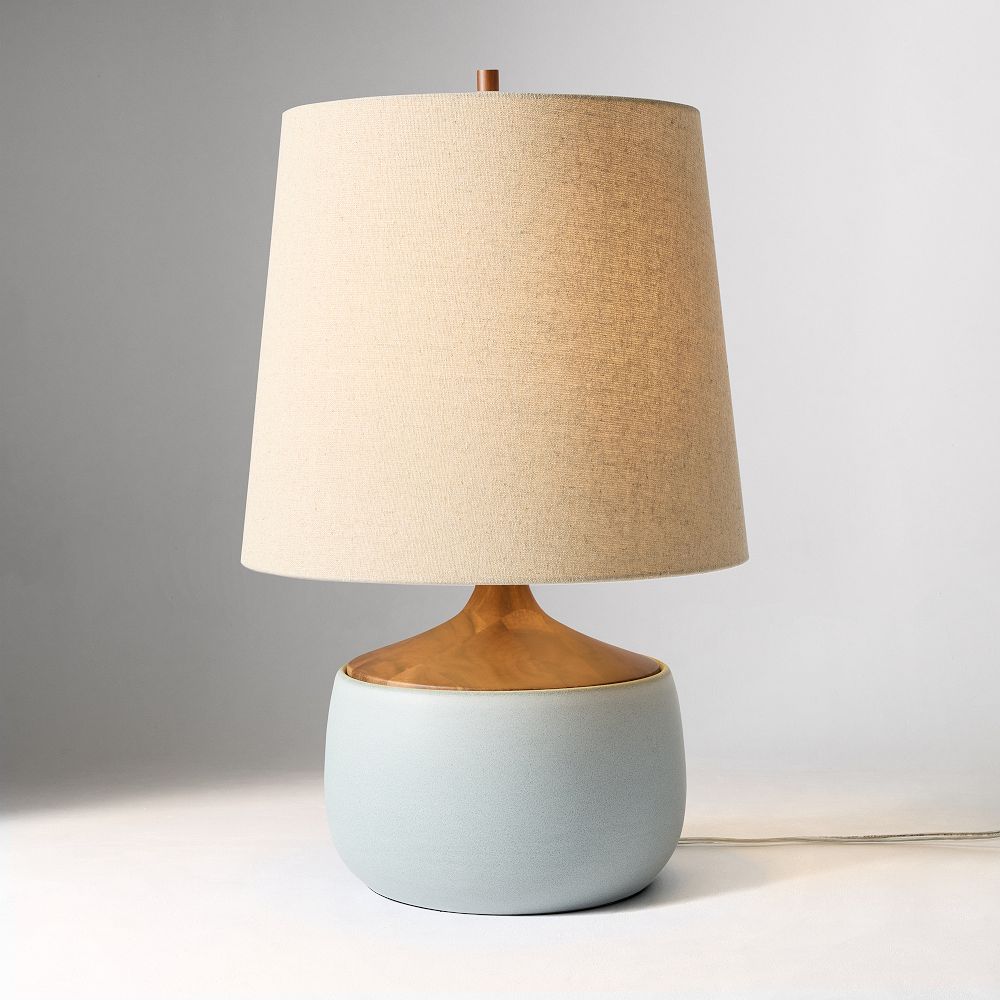 Bingley Table Lamp (16.5"–22") - 22in, Blue