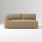 Open Box: Aviana Left Arm 2-Seat Sofa Bench (72") - Performance Marled Basketweave Camel, Cool Walnut