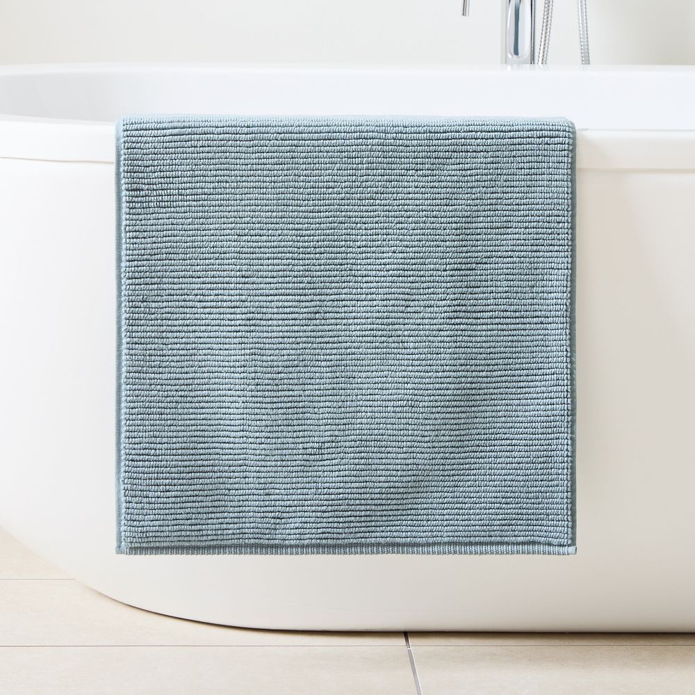 Looped Bath Mat - Ocean, 20x34