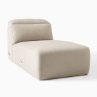 Open Box: Leo Armless Chaise - Performance Washed Canvas Sand