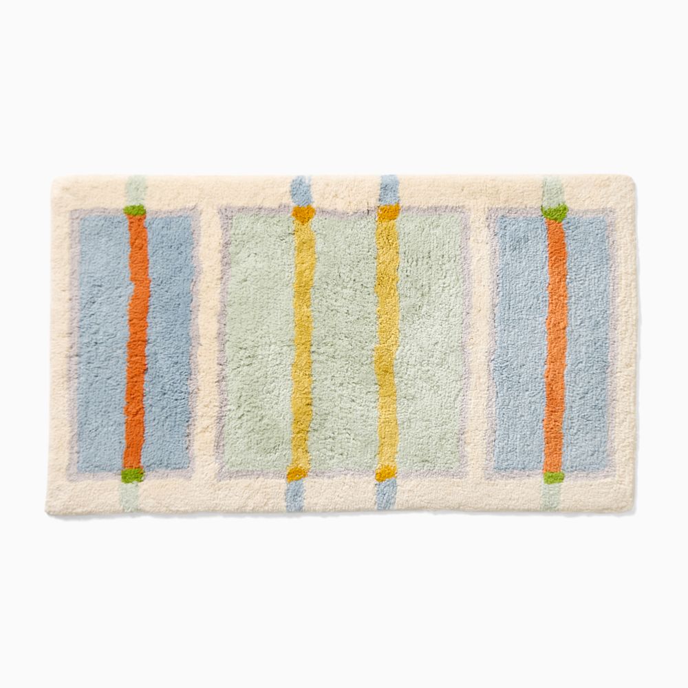Colorblock Pop Bath Mat - Blue