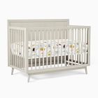 Mid-Century 4-in-1 Convertible Crib - Pebble