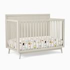Mid-Century 4-in-1 Convertible Crib - Pebble