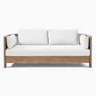 Porto Outdoor Sofa (76"), Swivel Chair &amp; Coffee Table Set