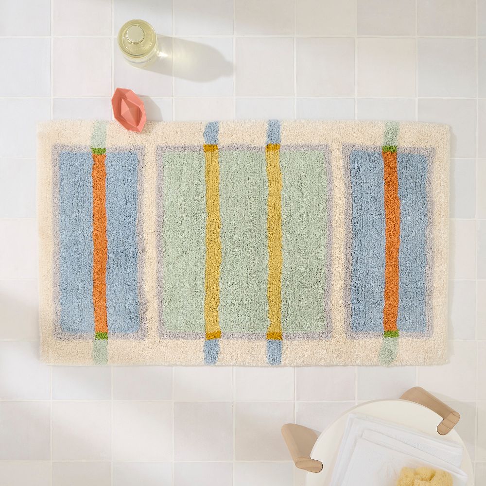 Colorblock Pop Bath Mat | West Elm
