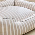 Sunbrella® Indoor/Outdoor Wave Striped Pet Bed