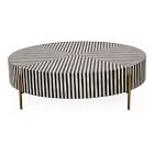 Graphic Stripes Coffee Table (36"&ndash;48")