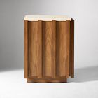 Louis Cast Stone Topped Nightstand (24")