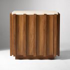 Louis Cast Stone Topped Nightstand (24")