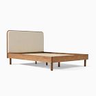 Miles Wood &amp; Upholstered Bed