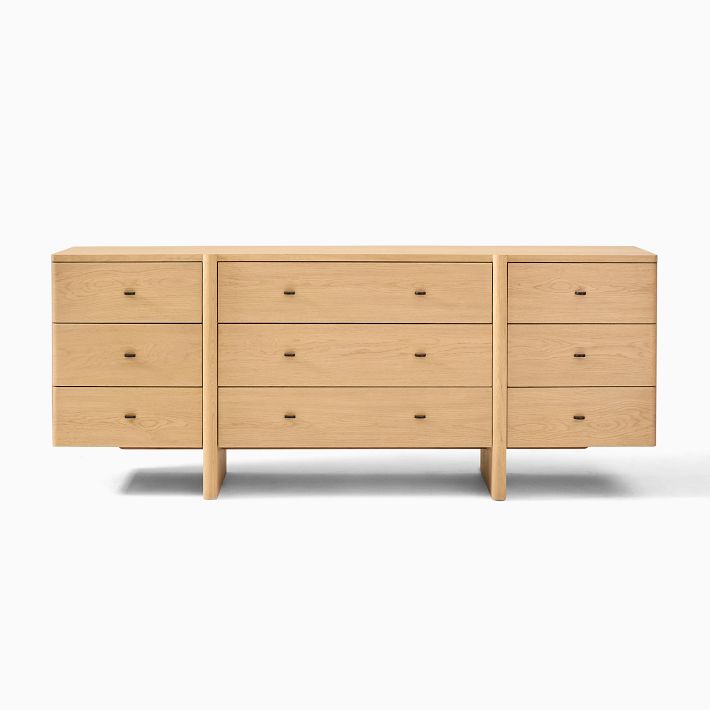 knee length dresses for ladies Dark Brown Acacia Wood & Antique Brass Base 7 Drawer Dresser 84 inch –  SLATE CUSTOM