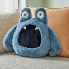 Blue Monster Pillow