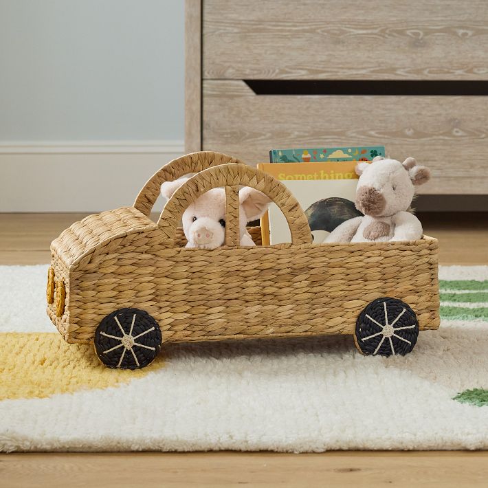 Pickup Truck Book Basket Storage | West Elm