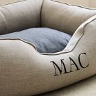 Sunbrella® Indoor/Outdoor Wave Two Tone Pet Bed