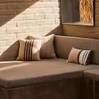 Natural Centre Stripe Indoor/Outdoor Pillow