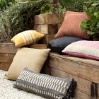 Natural Centre Stripe Indoor/Outdoor Pillow