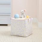 Daisy Quilted Square Bin
