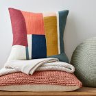 Geo Chindi Knit Pillow Cover &amp; Throw Set