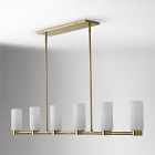 Weston Fluted Glass Chandelier (48")