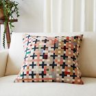 Crewel Patchwork Pillow Cover