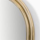 Tubular Metal Wall Mirror