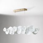 Amara Ceramic Linear Chandelier (50")