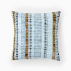 Embroidered Ladder Stripe Pillow Cover