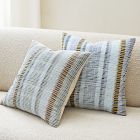 Embroidered Ladder Stripe Pillow Cover
