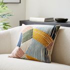 Crewel Curving Lines Pillow Cover