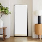 Grace Textured Metal Floor Mirror