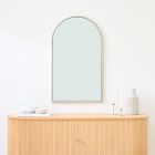 Metal Framed Large Arch Wall Mirror - 24"W x 40"H