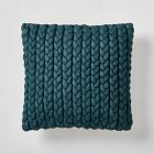 Braided Jersey Pillow Cover